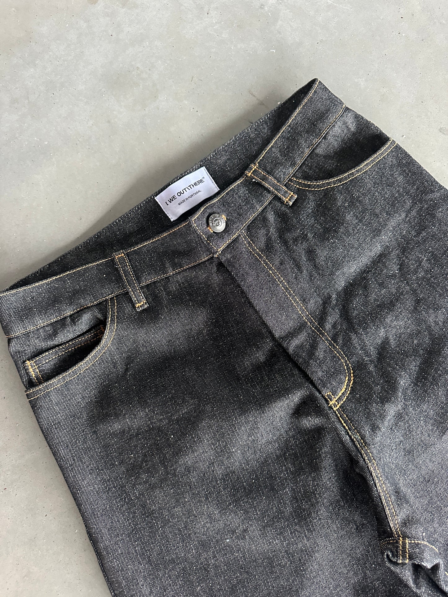 Corduroy Backpocket Raw Jeans [Selvedge]