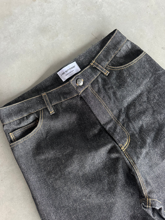 Corduroy Backpocket Raw Jeans [Selvedge]