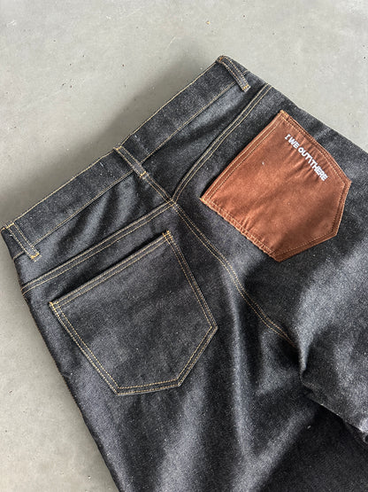 Corduroy Backpocket Raw Jeans [Selvedge]