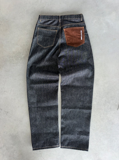Corduroy Backpocket Raw Jeans [Selvedge]