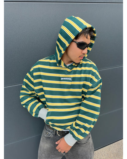Greenstripped Hoodie