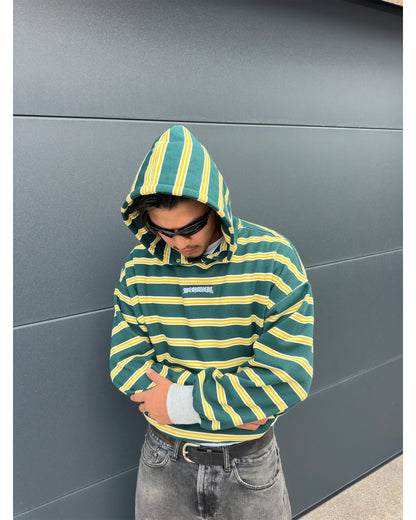Greenstripped Hoodie