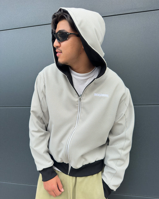 Chess Reversible Zip Through Hoodie