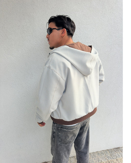 Chess Reversible Zip Through Hoodie