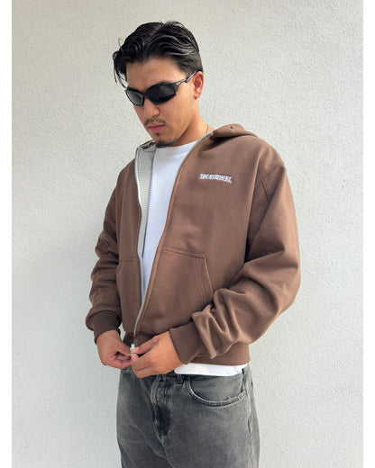 Chess Reversible Zip Through Hoodie