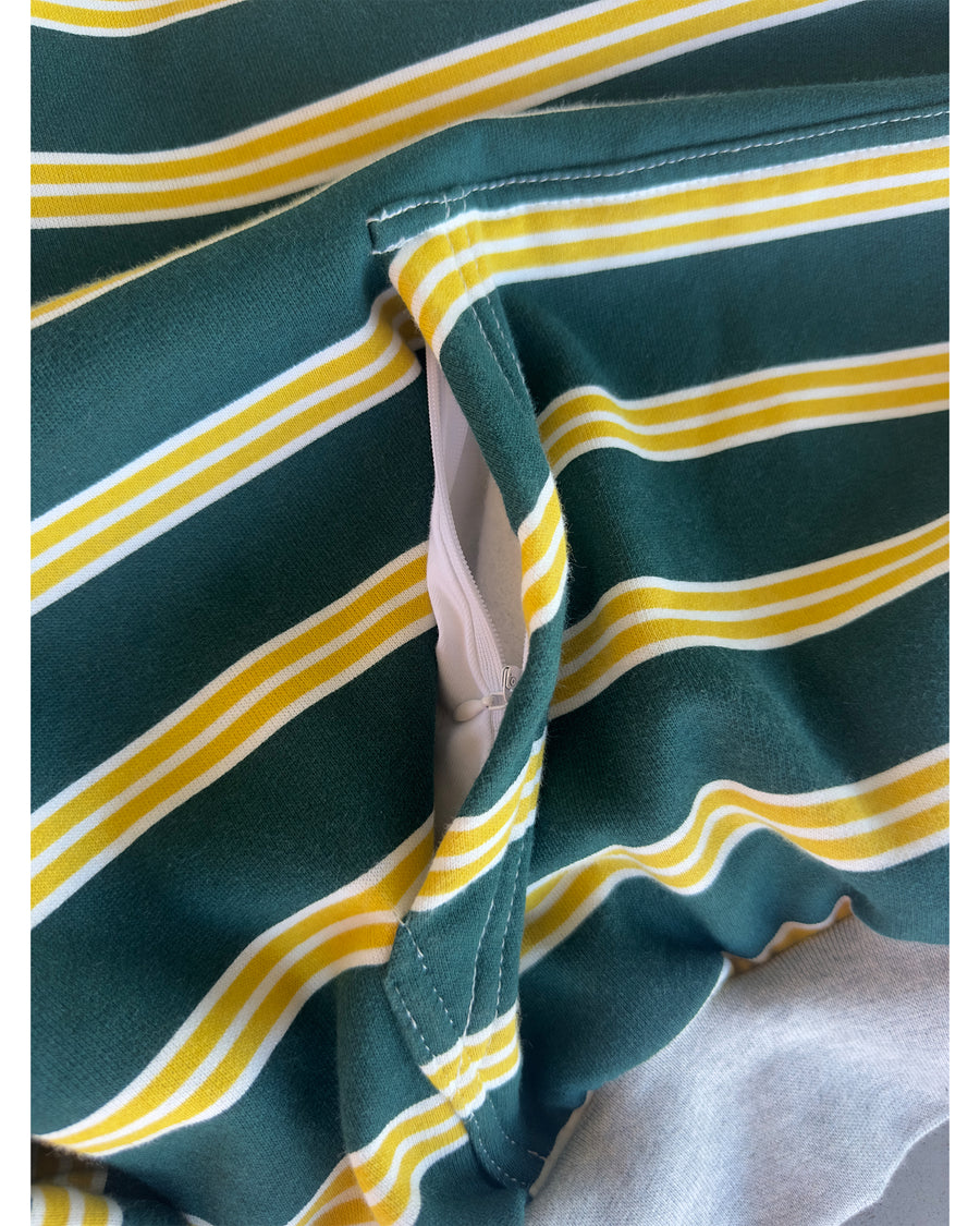 Greenstripped Hoodie