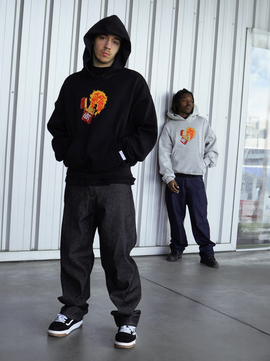 'Lighter' Hoodie [Heather Grey]