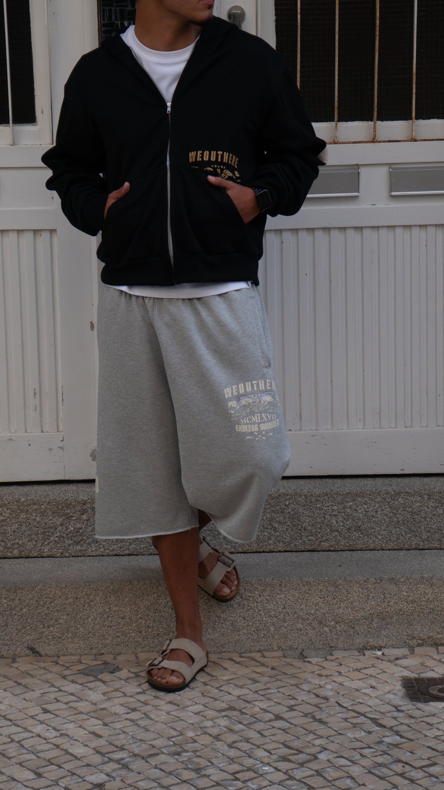 Signature 3/4 Shorts [Grey]