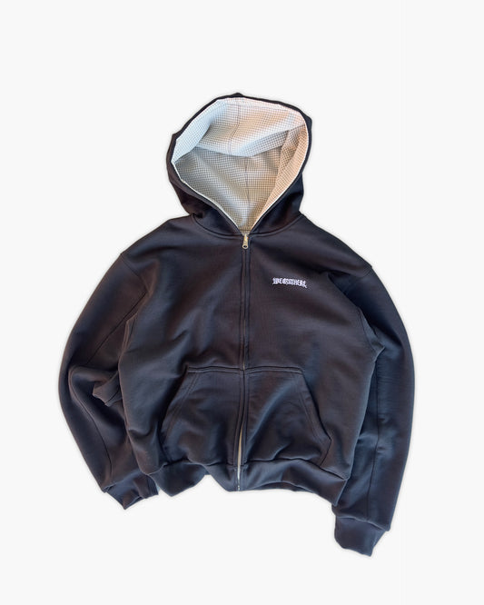 Chess Reversible Zip Through Hoodie