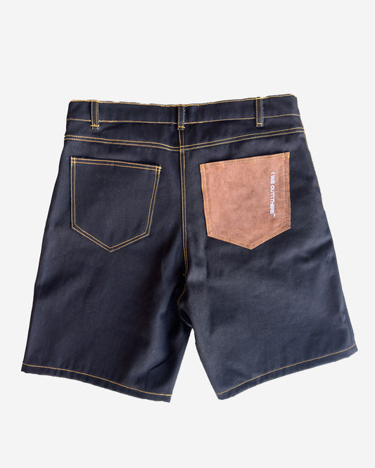 Corduroy Backpocket Jorts  [Black]
