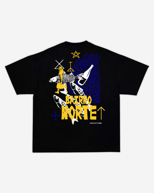 T-shirt 'Live Yours' [Preta/Chocolate] (Cópia)