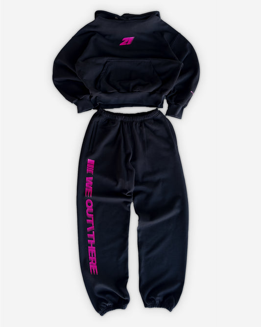 Speed Tracksuit [Black/Pink]