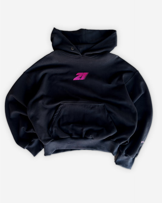 Speed Hoodie [Black/Pink]