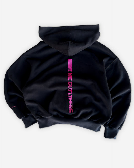 Speed Hoodie [Black/Pink]