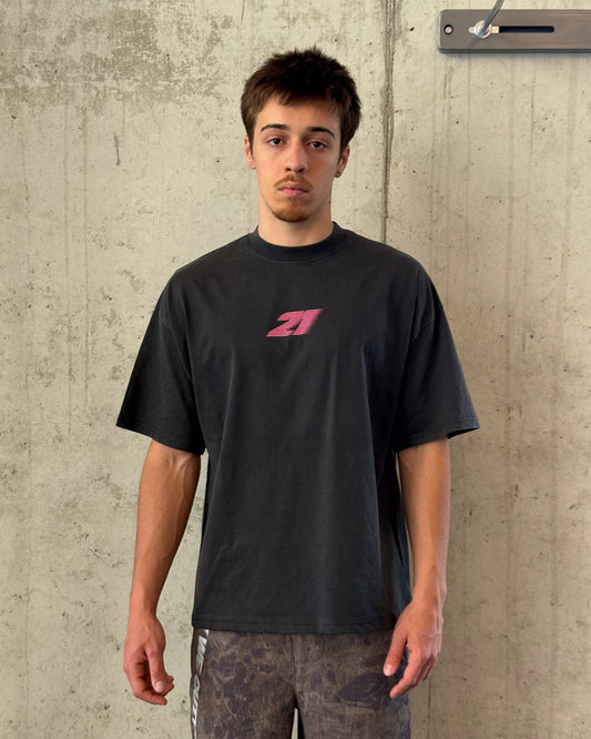 Speed Tee [Vintage Black/pink]