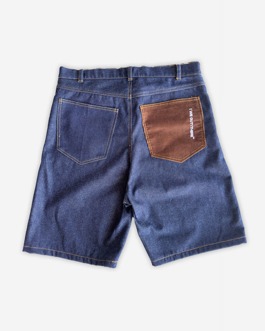 Corduroy Backpocket Jorts  [Navy]
