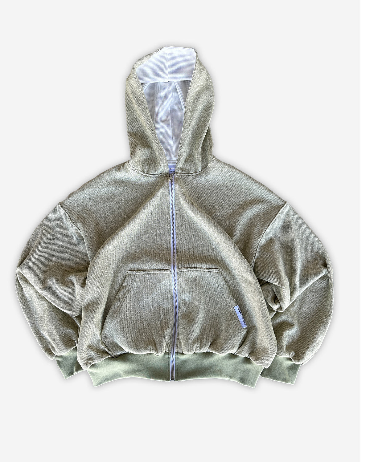 Endless Summer Light Grey Zip-up