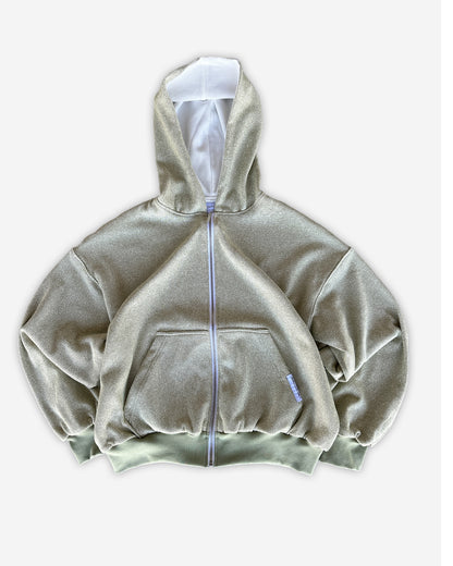 Endless Summer Light Grey Zip-up