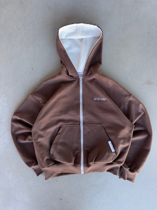 Essential Zip-Up [Brown]