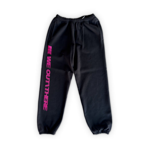 Speed Sweatpants [Black/Pink]